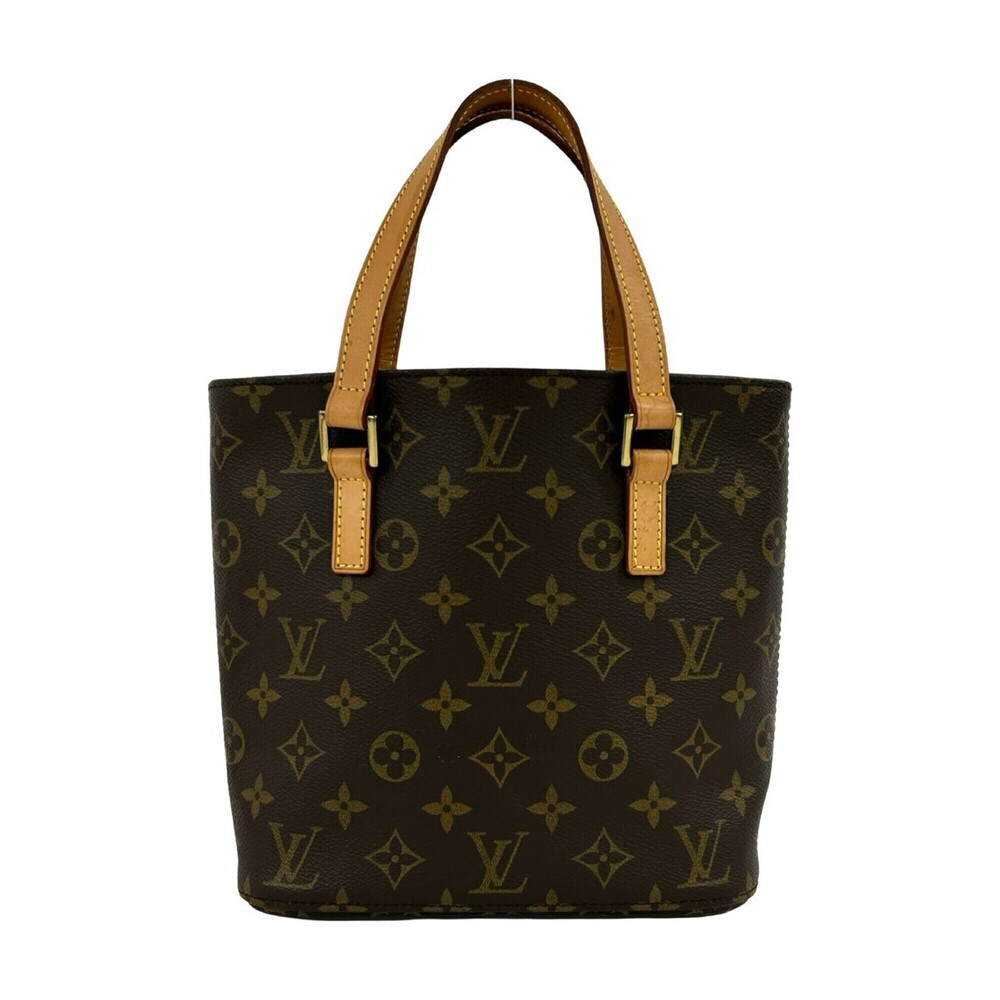 LOUIS VUITTON Brown Monogram Leather Tote Bag